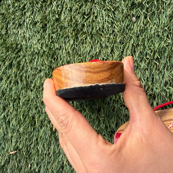 Red Floral Flip Flops - Picture 7 of 7